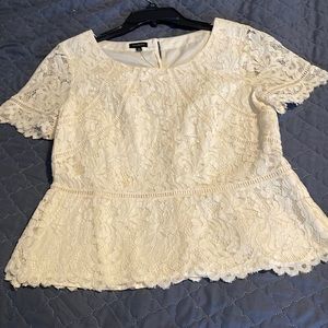 Talbots size 8 lace top